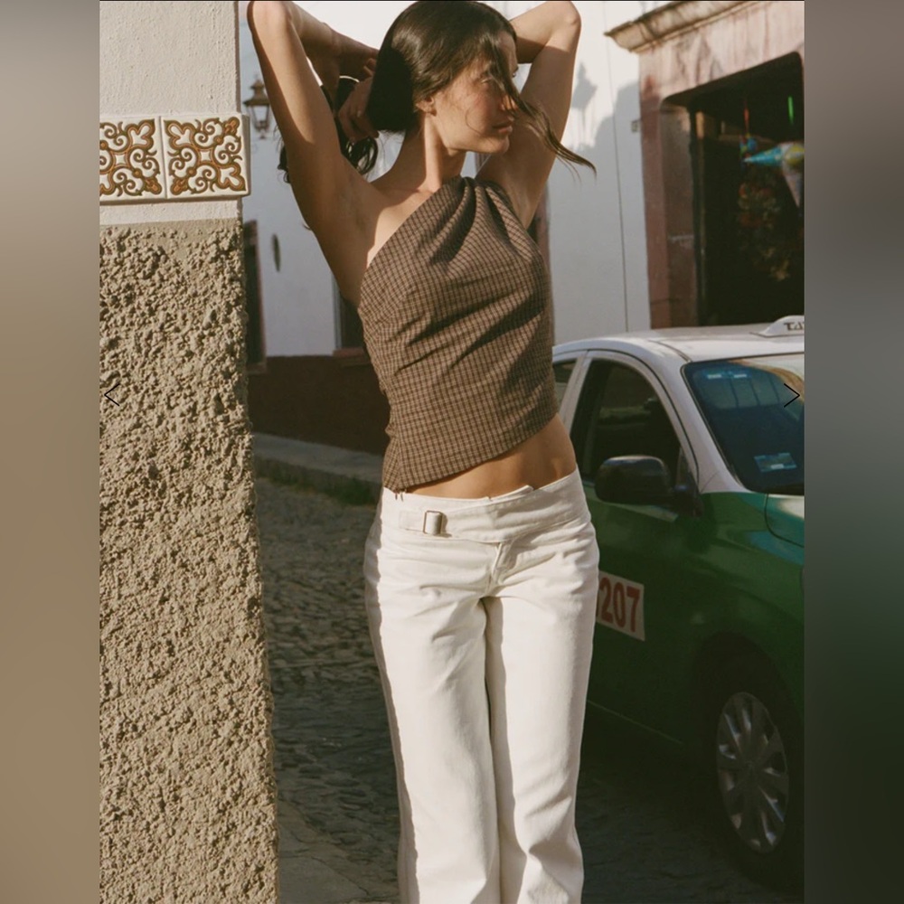 With Jean White Jeans